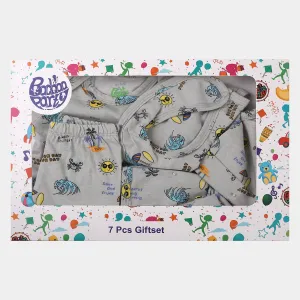 7 PCs Infant Gift Set Tree | Light Grey