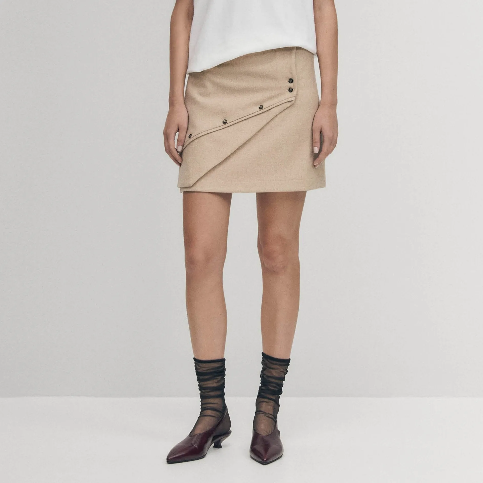 Adela Beige Skirt