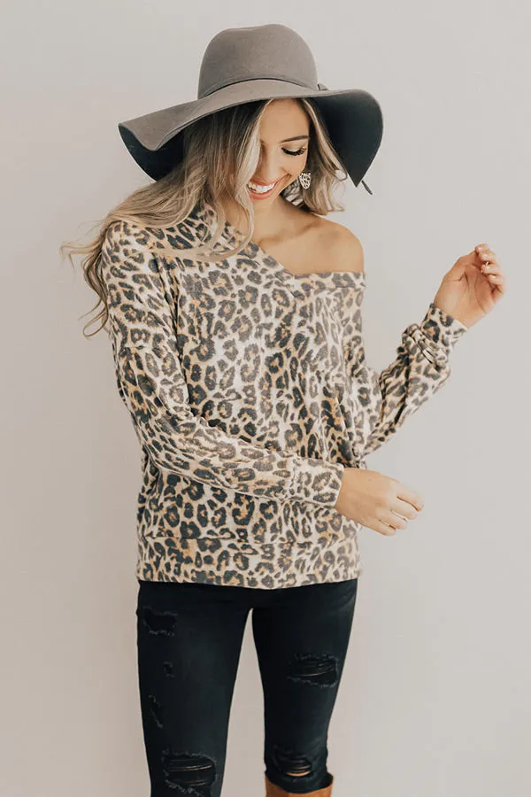 All Cozied Up Leopard Top