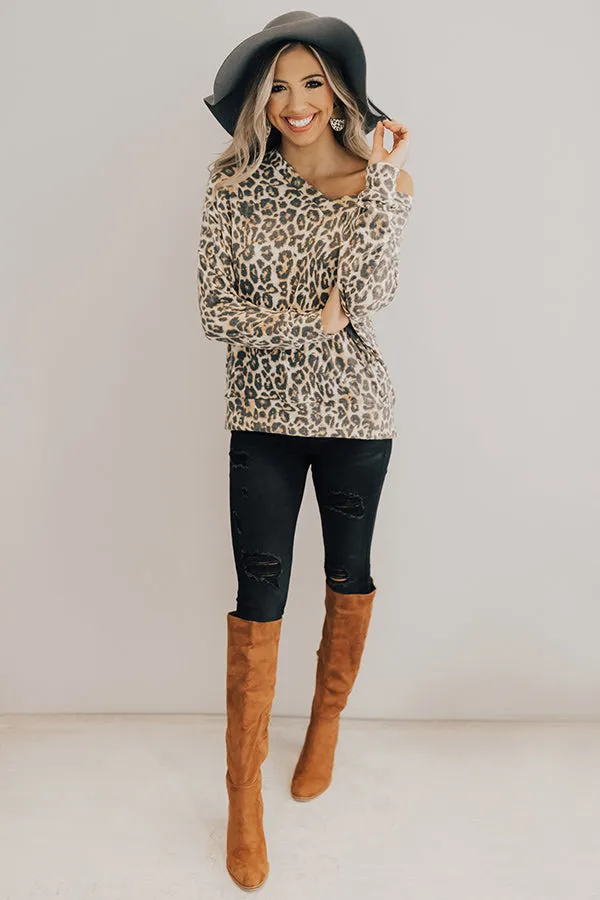 All Cozied Up Leopard Top