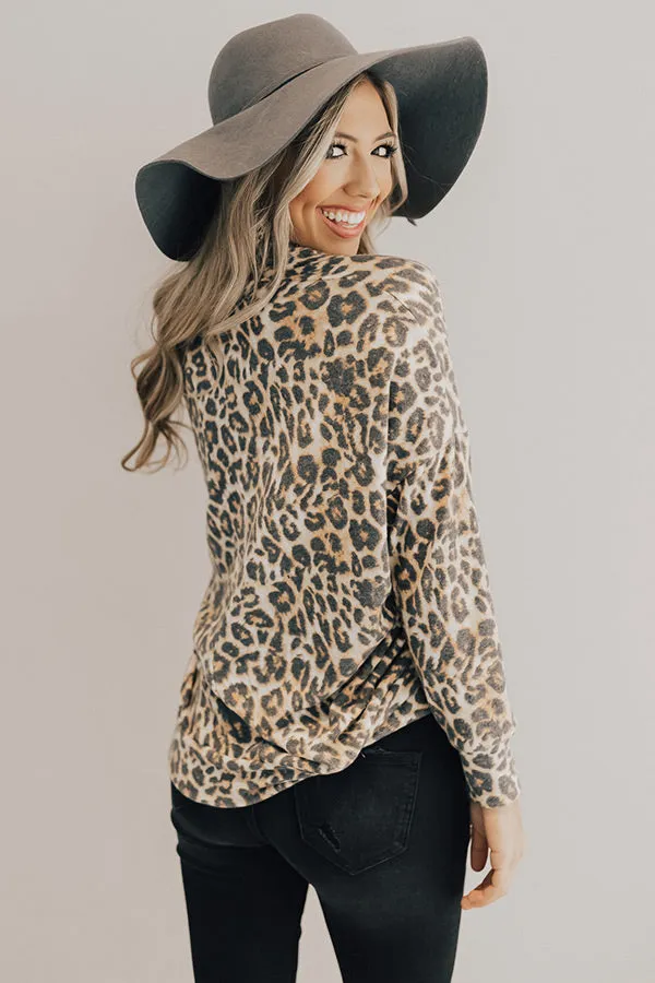 All Cozied Up Leopard Top