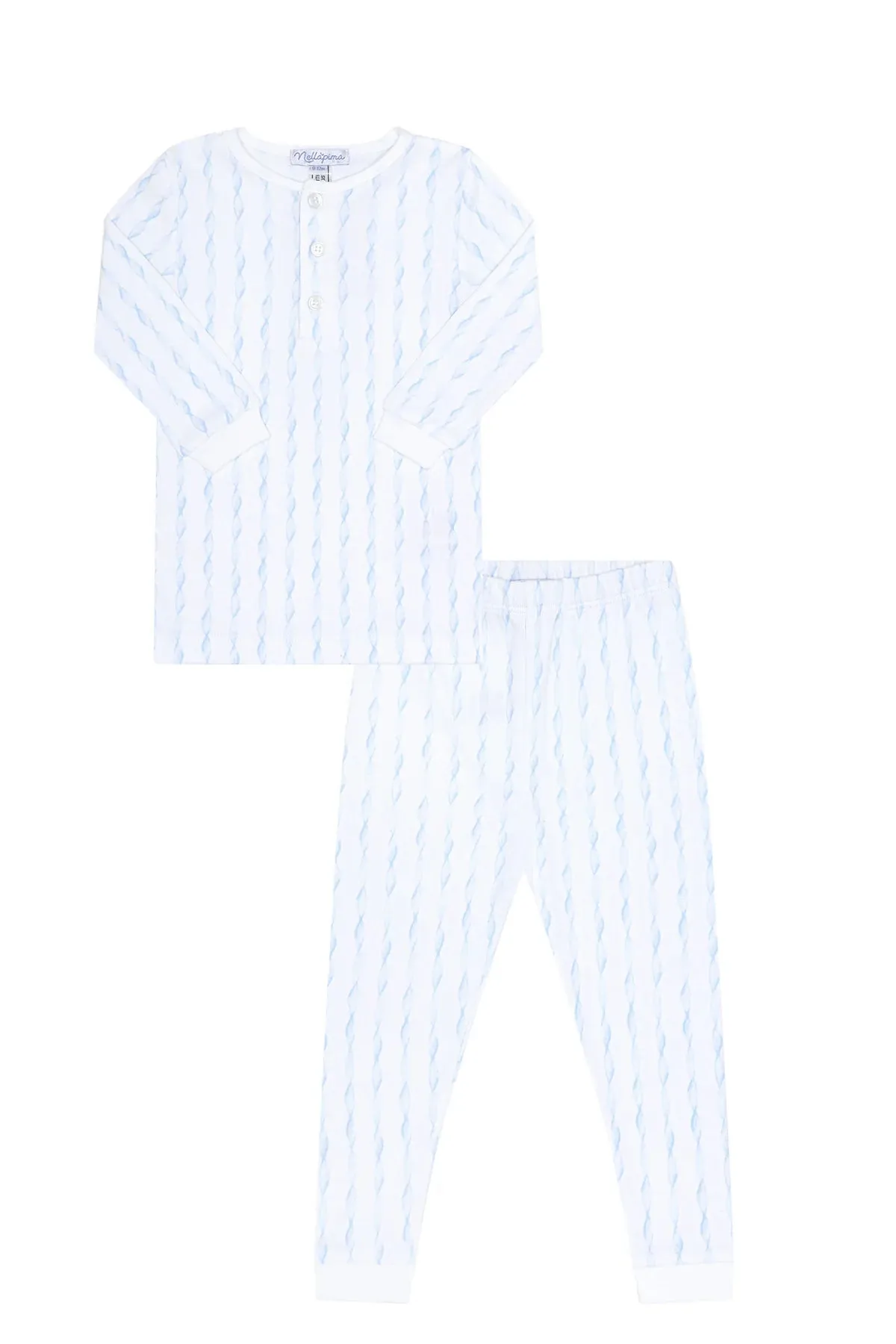 Blue Twirls Pajamas