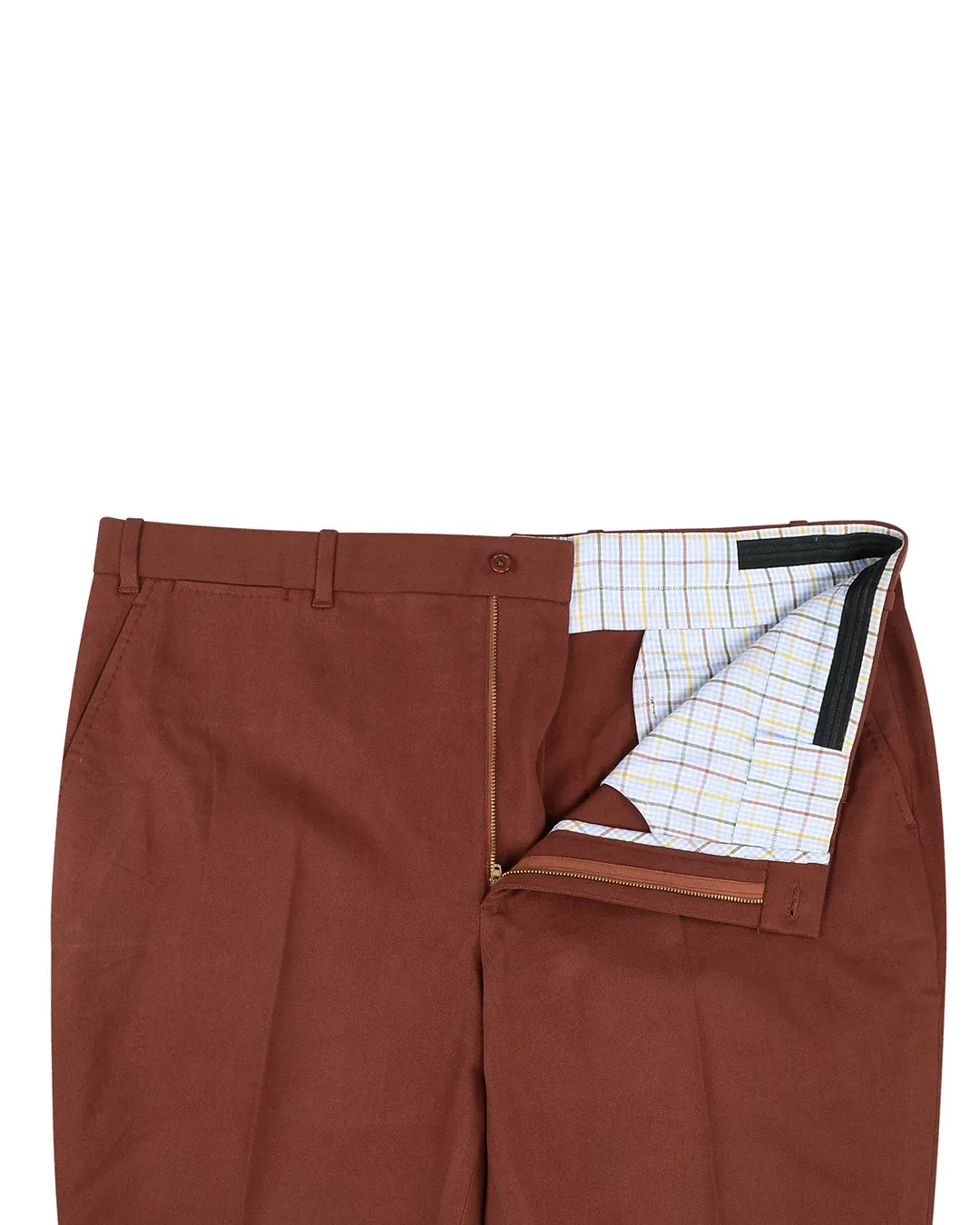 Brown 4-Way Stretchable Soft Chinos