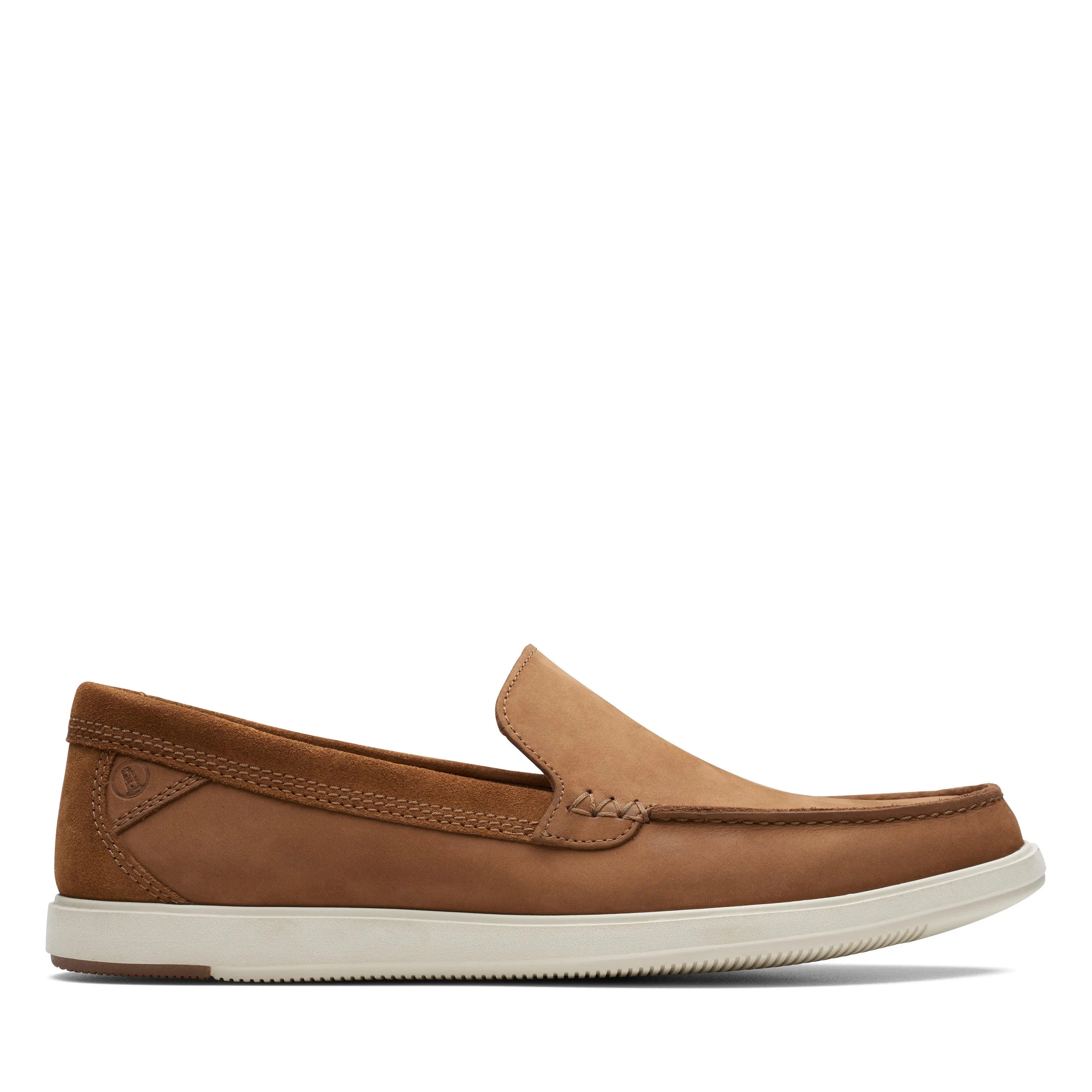 CLARKS | MOCASINES HOMBRE | BRATTON LOAFER DARK TAN NUBUCK | MARRÓN