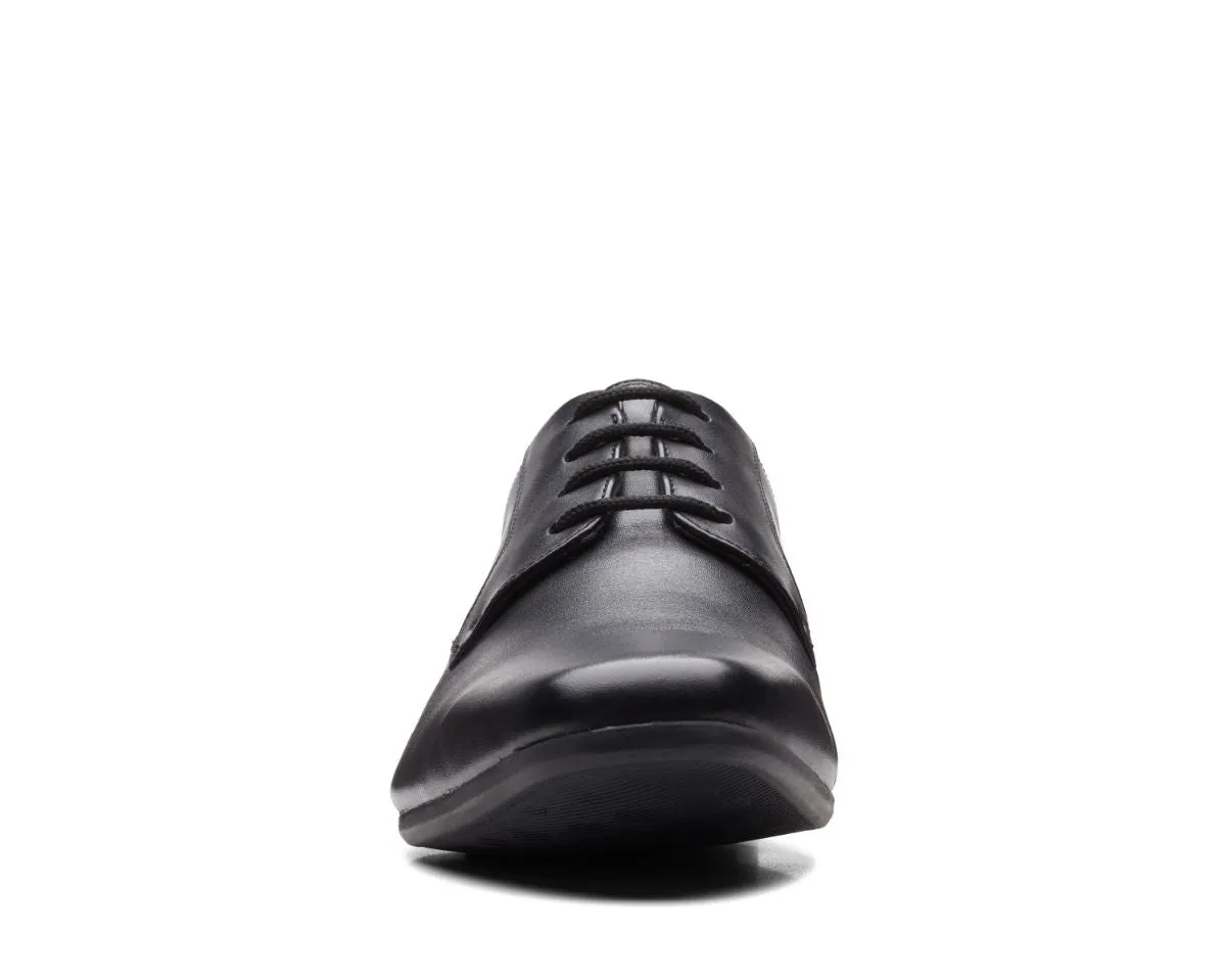 Clarks Sidton Lace Black Leather