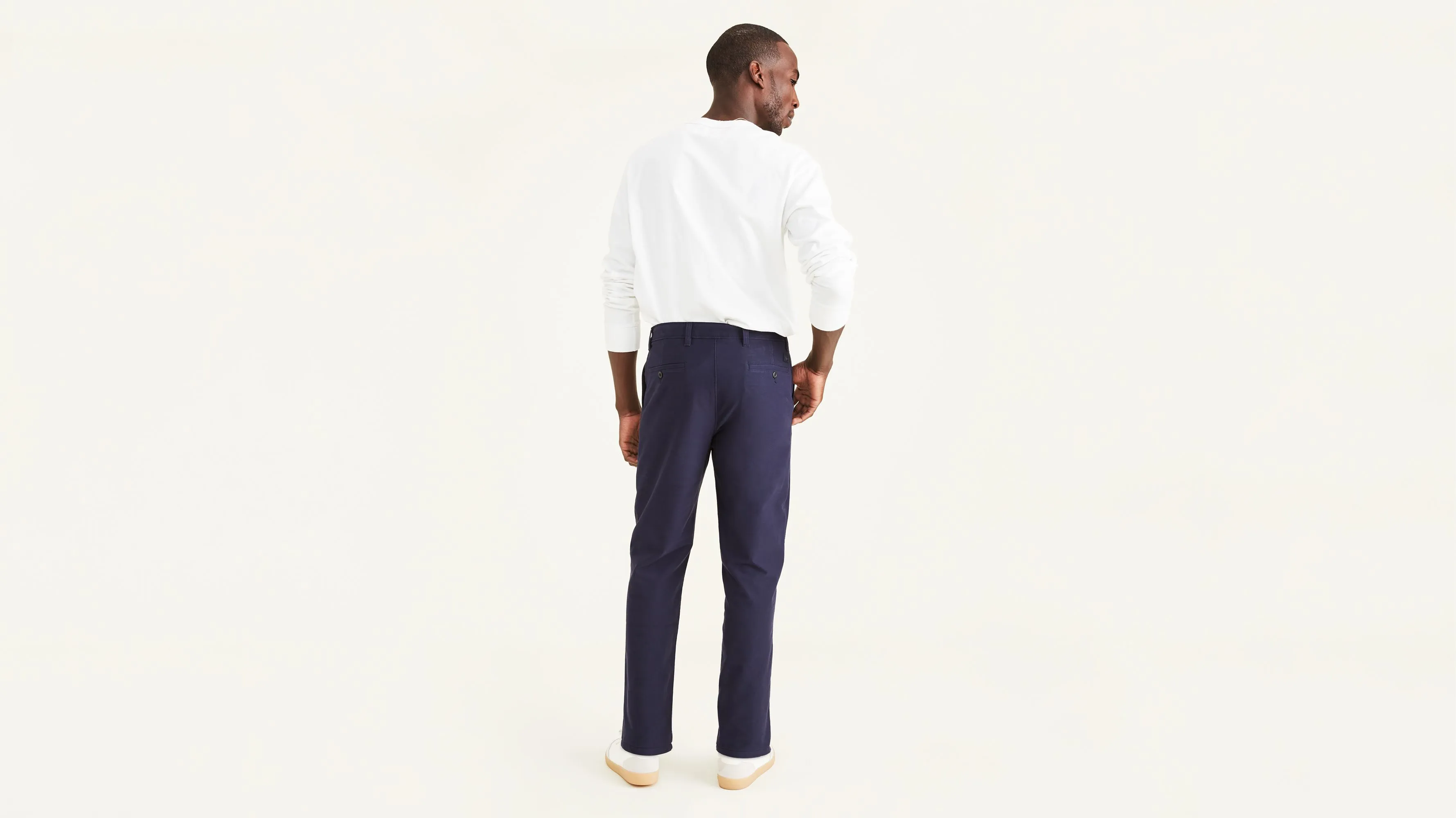 Comfort Knit Chinos, Straight Fit