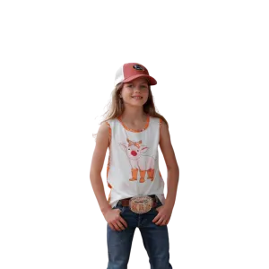 Cruel Girl Kid's Tank Orange Shirt