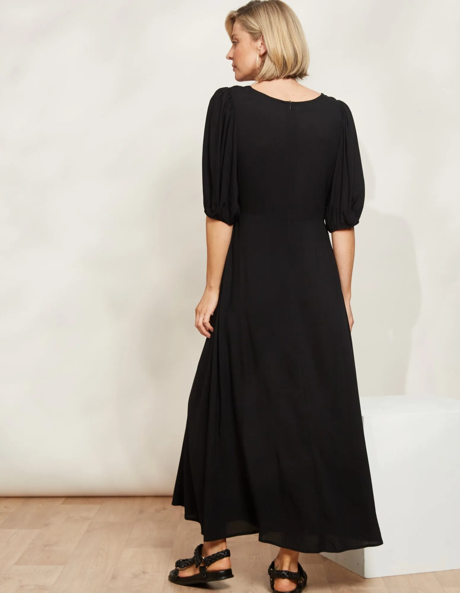 La Mer Tie Dress - Sable - Eb&Ive