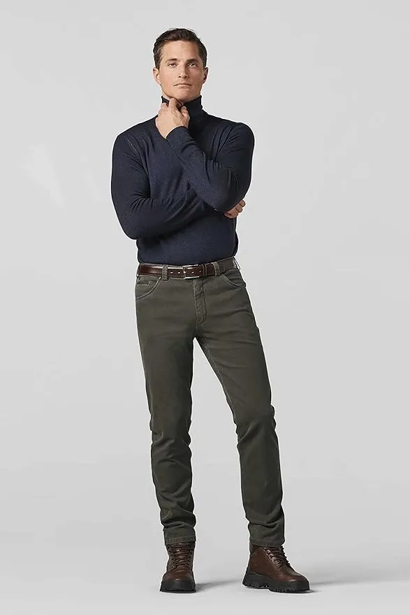 Meyer Microstructure Super-Stretch Chinos