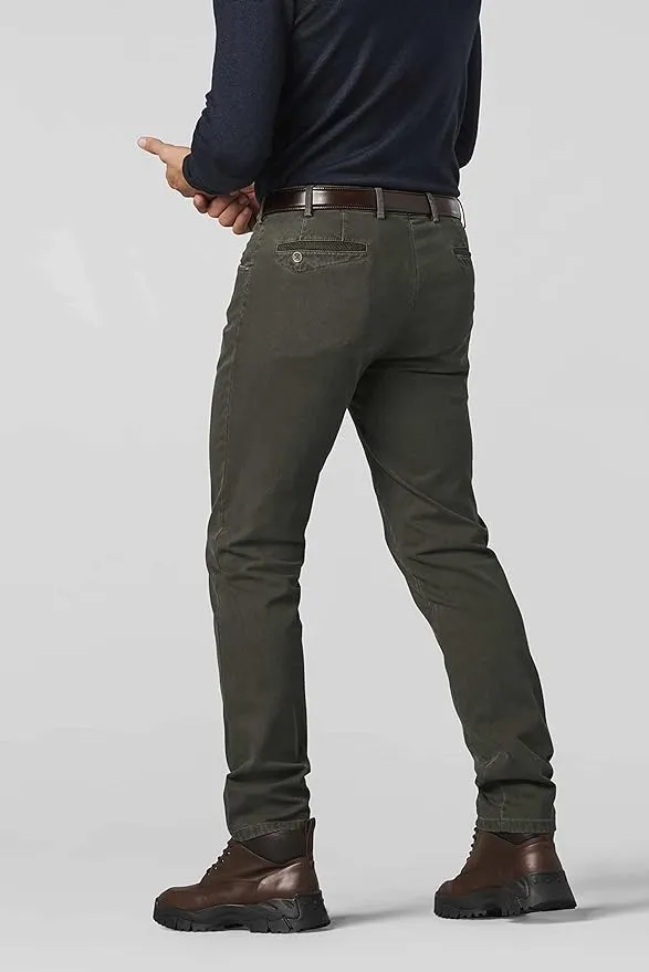 Meyer Microstructure Super-Stretch Chinos