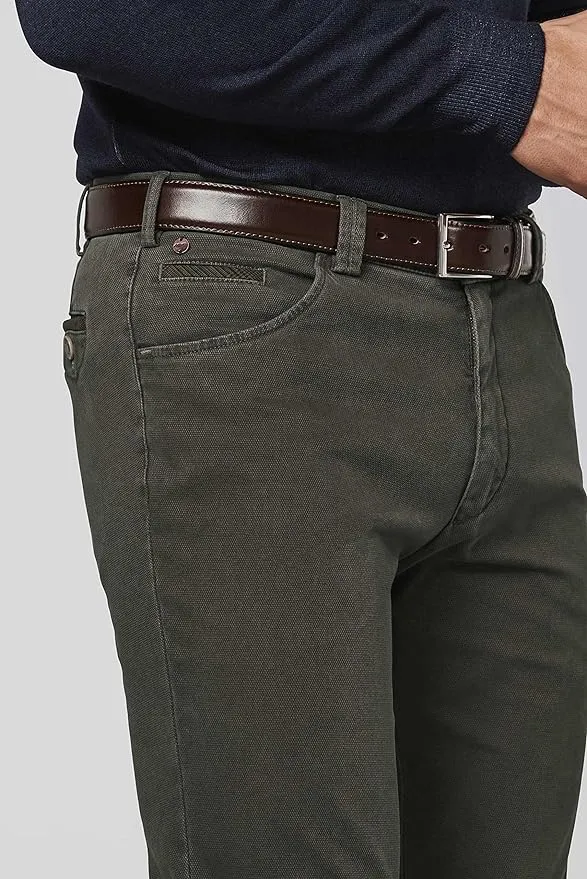 Meyer Microstructure Super-Stretch Chinos