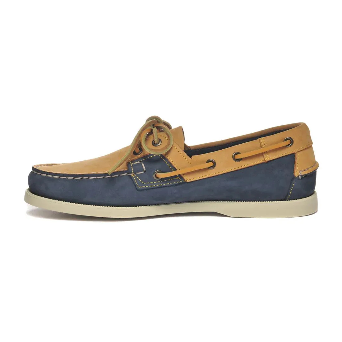 Sebago Docksides Rossisland Navy/Ocra Tan