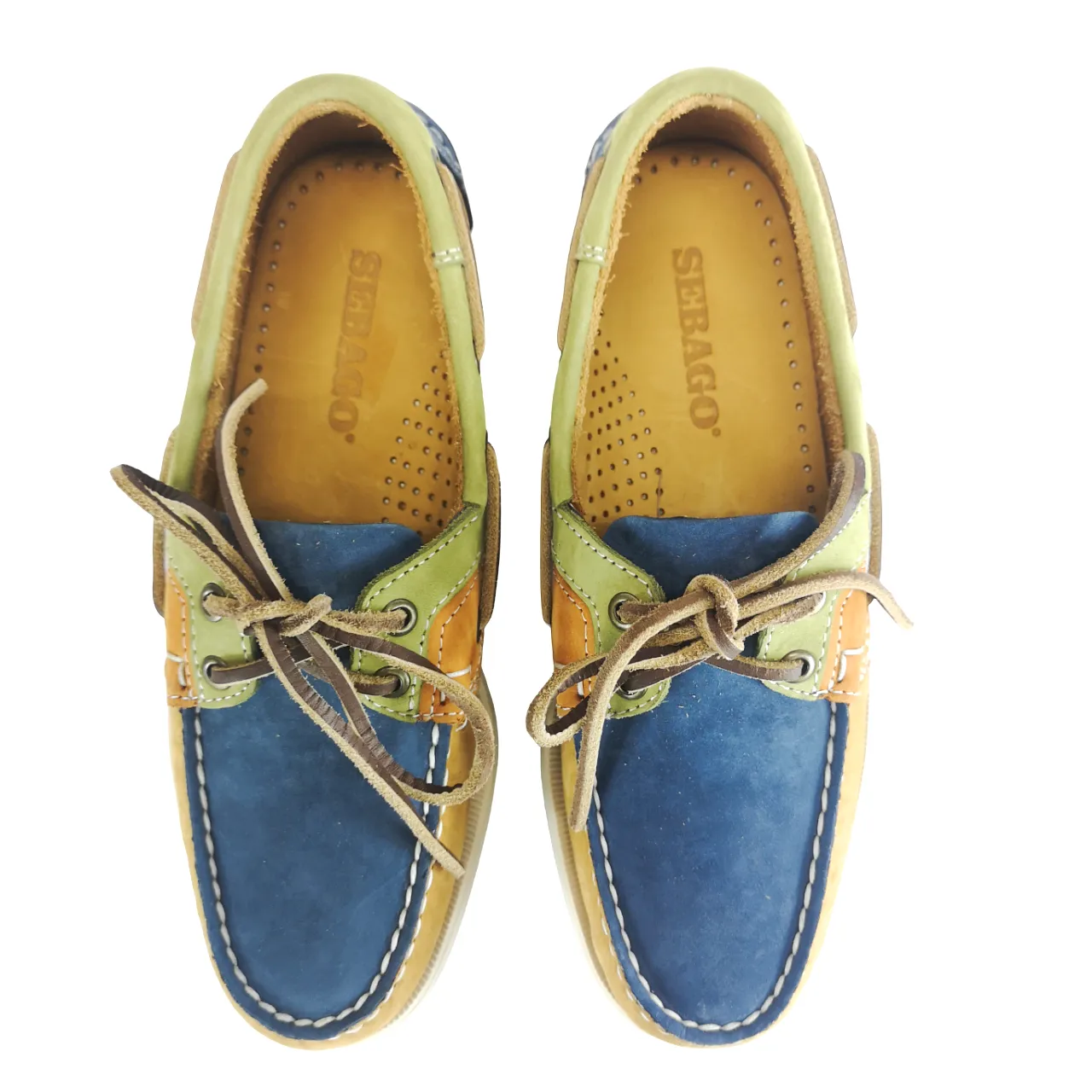 SEBAGO Rossiland Mustard Multi Dockside Shoe