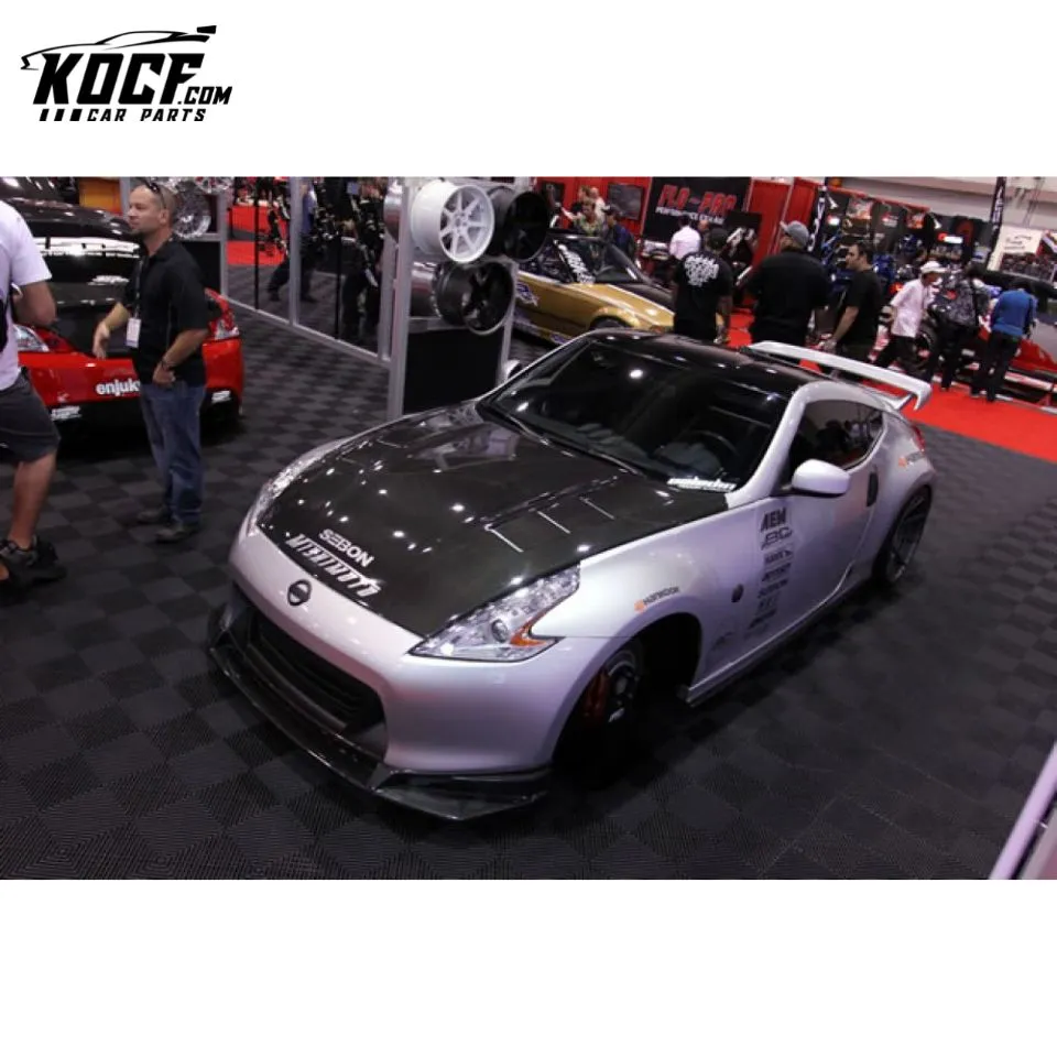 Seibon NS-STYLE CARBON FIBER SIDE SKIRTS FOR 2009-2020 NISSAN 370Z