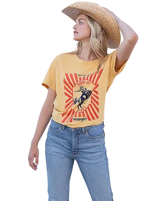 Wrangler Women's Giddy Up Graphic Tee Shirt