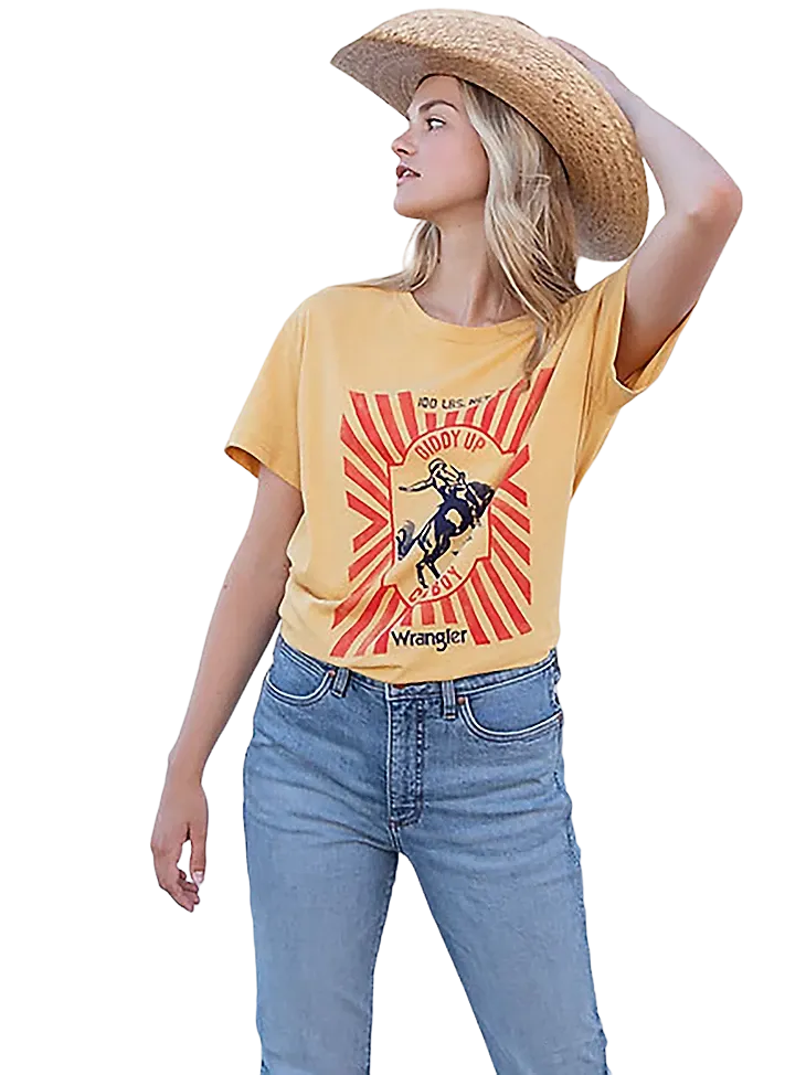 Wrangler Women's Giddy Up Graphic Tee Shirt