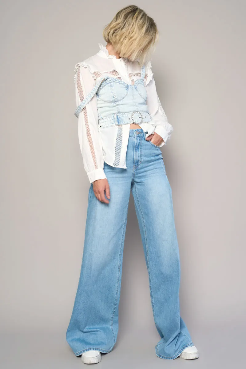 You are Mine High Rise Super Wide Leg Jeans